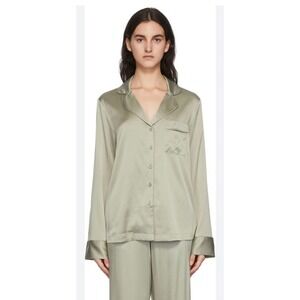 Skims Silk Green nightshirt Nwt